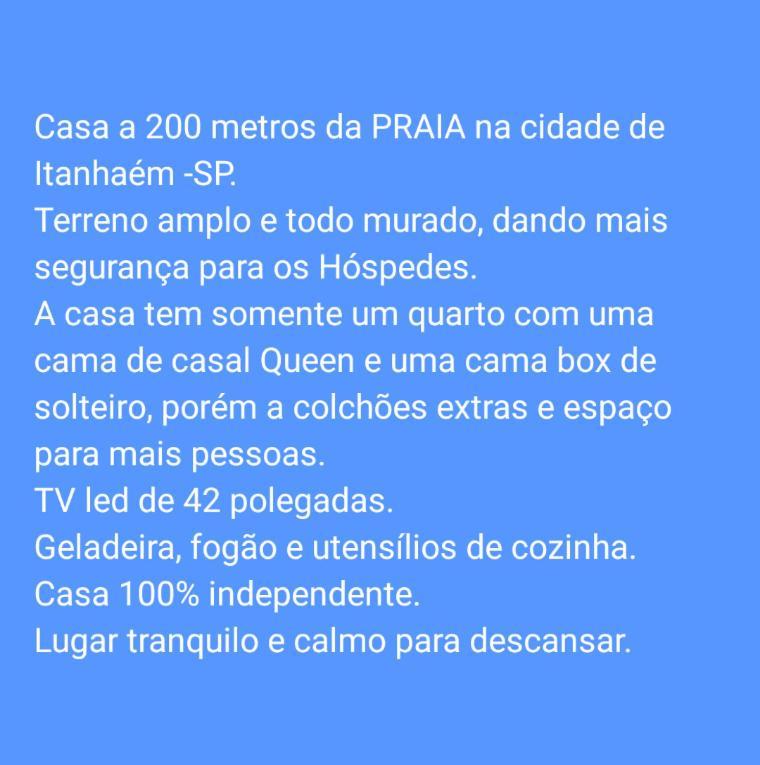 200M Da Praia, Piscina Itanhaém Buitenkant foto